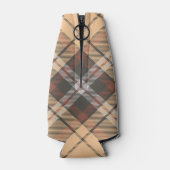Rafraichisseur De Bouteilles Tartan beige et Brown (Dos)