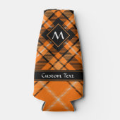 Rafraichisseur De Bouteilles Tartan orange d'Halloween (Devant)