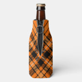 Rafraichisseur De Bouteilles Tartan orange d'Halloween (Bouteille Dos)