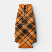 Rafraichisseur De Bouteilles Tartan orange d'Halloween (Dos)