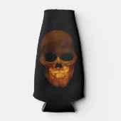 Rafraichisseur De Bouteilles Tête de fractionnement du crâne doré (Devant)