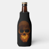 Rafraichisseur De Bouteilles Tête de fractionnement du crâne doré (Bottle Devant)