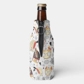 Rafraichisseur De Bouteilles Texture chouette drôle (Bouteille Dos)