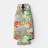 Rafraichisseur De Bouteilles Texture With Slices Of Vegetables (Dos)