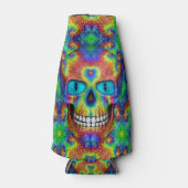 Rafraichisseur De Bouteilles Tie Dye Skull Dead Zombie BotGlacière (Devant)
