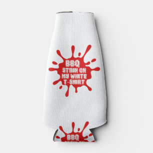 Rafraichisseur De Bouteilles Tige BBQ Sur Ma T Chemise Blanche Drôle Dit Sarcas