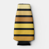 Rafraichisseur De Bouteilles Tons Jaune Doré Sur Noir (Devant)