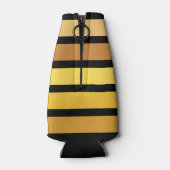 Rafraichisseur De Bouteilles Tons Jaune Doré Sur Noir (Dos)