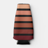 Rafraichisseur De Bouteilles Tons Rouges Sur Noir (Devant)