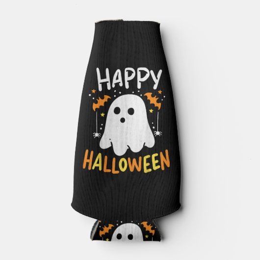 Rafraichisseur De Bouteilles Tracer Ou Traiter Le Fantôme D'Halloween (Devant)