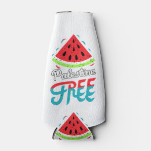 Rafraichisseur De Bouteilles Tranches paisibles Watermelon Free Palestine - Sou
