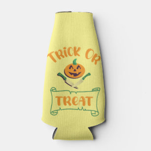Rafraichisseur De Bouteilles Trick or treat os de crâne visage de citrouille d'