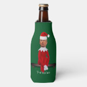 Rafraichisseur De Bouteilles Trump comme elfe de Noël (Bottle Devant)
