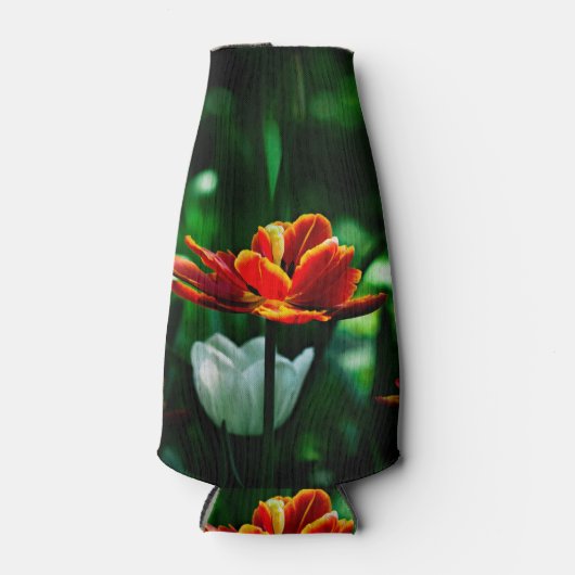 Rafraichisseur De Bouteilles Tulipe rouge - Sa Majesté le roi (Devant)