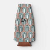 Rafraichisseur De Bouteilles Turquoise et cuivre (Devant)