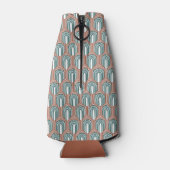 Rafraichisseur De Bouteilles Turquoise et cuivre (Dos)