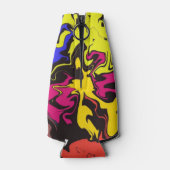 Rafraichisseur De Bouteilles Twirls colorés Abstraits / (Dos)