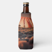 Rafraichisseur De Bouteilles Uluru "Ayers Rock" Australia Oil Paint, (Bottle Devant)