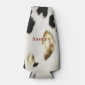 Rafraichisseur De Bouteilles Vachette noire blanche sud-ouest (Devant)