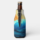 Rafraichisseur De Bouteilles Vague tropicale au lever du soleil (Bouteille Dos)