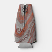 Rafraichisseur De Bouteilles Vagues minérales Terre rouge et gris (Dos)