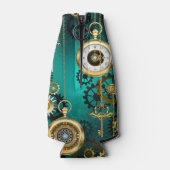 Rafraichisseur De Bouteilles Veille bijoux Steampunk sur un Arrière - plan vert (Dos)