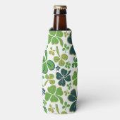 Rafraichisseur De Bouteilles Verte Lucky Shamrock Clover Saint Patrick`s Day (Bottle Devant)