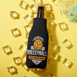 Rafraichisseur De Bouteilles Volleyball AJOUTER TEXTE École Varsity Team Joueur