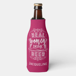 Rafraichisseur De Bouteilles Vraies Femmes Boire De La Bière