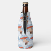 Rafraichisseur De Bouteilles Wave riding happy pug dog on surfboard scarf band (Bouteille Dos)