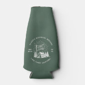 Rafraichisseur De Bouteilles Week-end rétro entre garçons dans les bois | Vert (Devant)