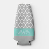 Rafraichisseur De Bouteilles Whal Marocain #4 CB Turquoise Nom Mariage (Devant)