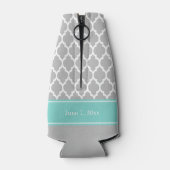 Rafraichisseur De Bouteilles Whal Marocain #4 CB Turquoise Nom Mariage (Dos)