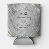 Rafraichisseur De Cannettes 25e Wedding Anniversary (Devant)