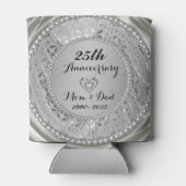 Rafraichisseur De Cannettes 25e Wedding Anniversary (Dos)