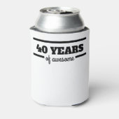 Rafraichisseur De Cannettes 40 Ans De Génial (Can Dos)