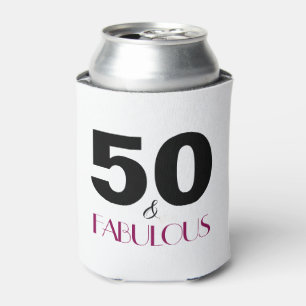 Rafraichisseur De Cannettes 50 et fabuleux 50e anniversaire cadeau Can Cooler