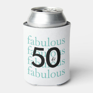 Rafraichisseur De Cannettes 50 et fabuleux 50e anniversaire Thème Can Cooler