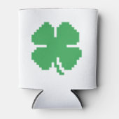 Rafraichisseur De Cannettes 8 bits Pixel Lucky Four Leaf Clocher (Devant)