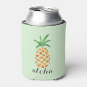Rafraichisseur De Cannettes Aloha Aquarelle tropicale ananas (Can devant)