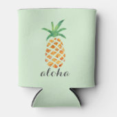 Rafraichisseur De Cannettes Aloha Aquarelle tropicale ananas (Devant)