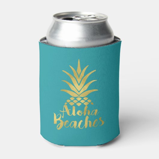 Rafraichisseur De Cannettes Aloha Beach Bachelorette Party Favoriser (Can devant)
