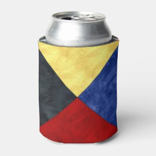 Rafraichisseur De Cannettes Aquarelle Signal nautique Pavillon maritime