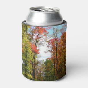 Rafraichisseur De Cannettes Arbres d'automne et ciel bleu Photographie de la n