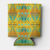 Rafraichisseur De Cannettes Aztec Gold, Aqua Motif peut refroidir (Devant)
