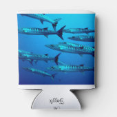 Rafraichisseur De Cannettes Barracuda Poisson Plongée Profonde Océan Eau Plage (Dos)