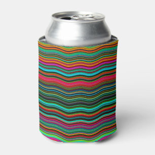 Rafraichisseur De Cannettes Beau Motif coloré Wavy Stripe