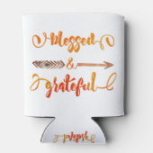 Rafraichisseur De Cannettes béni et reconnaissant l'action de grâce (Dos)