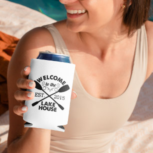 Rafraichisseur De Cannettes Bienvenue à Lake House   Pagaies rustiques