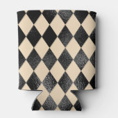 Rafraichisseur De Cannettes Black & Cream Diamond Motif Whimsical (Dos)